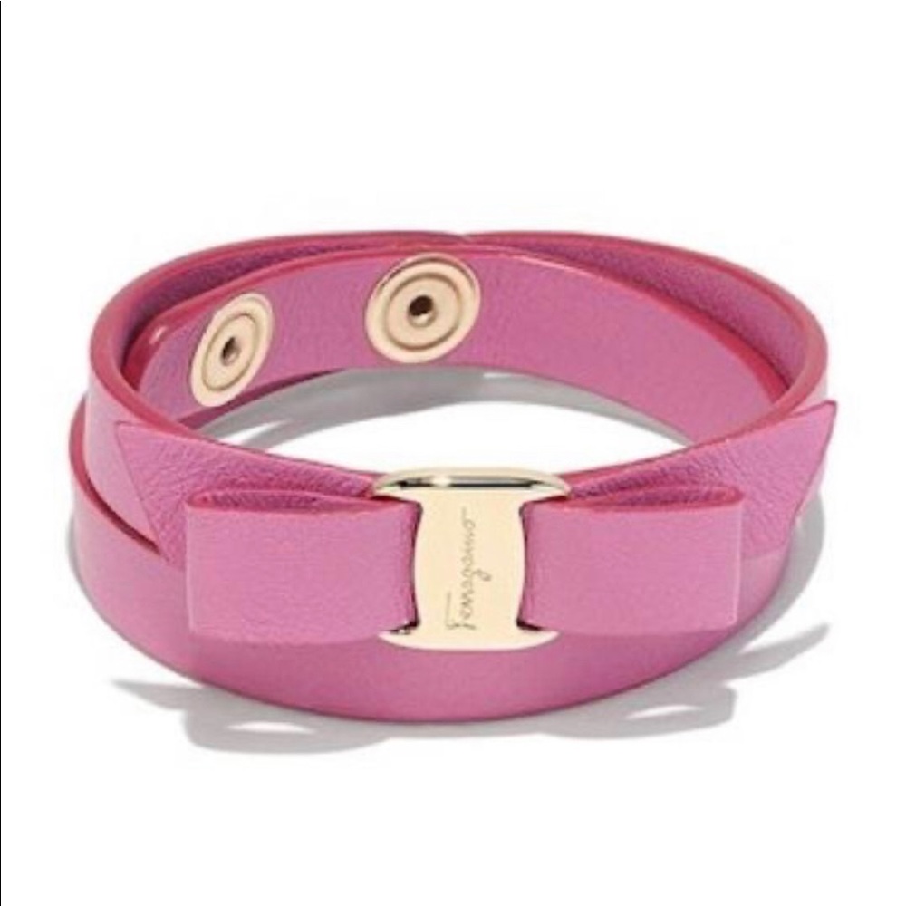 OBO Salvatore ferragamo anemone double bow bracele